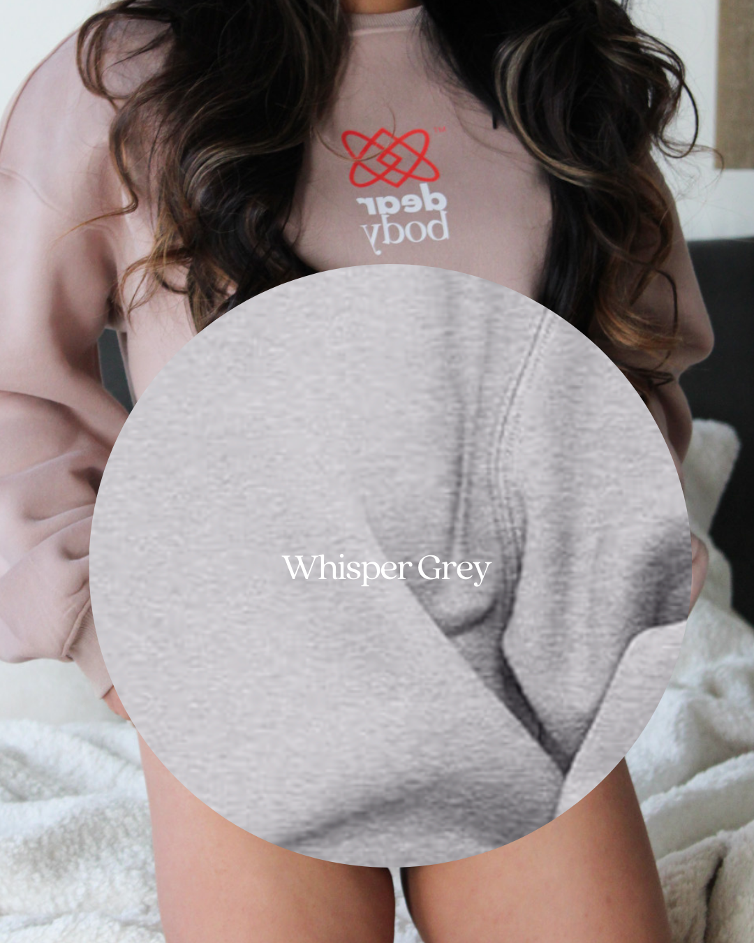 NEW Dear Body Oversized Cozy Crew