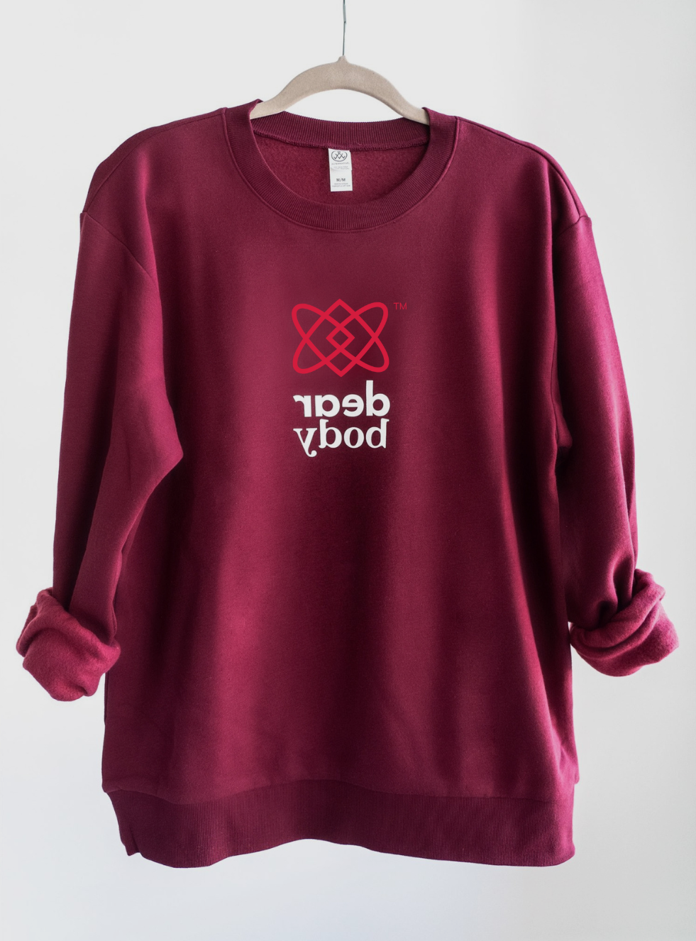 Dear Body Crew Neck w/ Back Letter