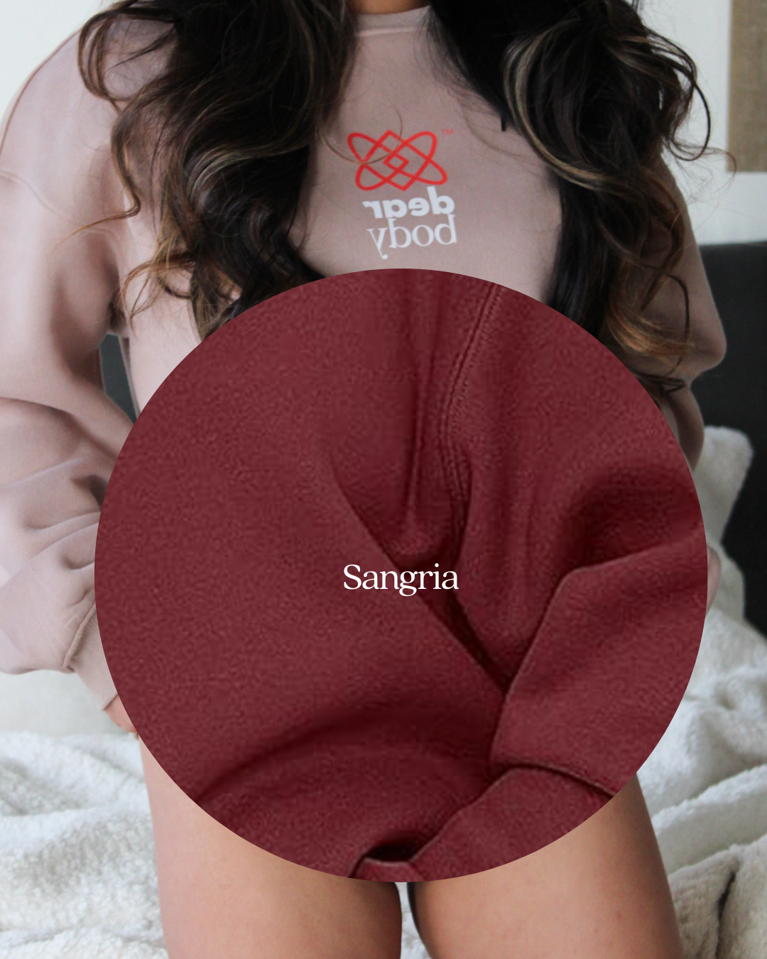 NEW Dear Body Oversized Cozy Crew